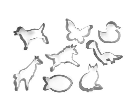 Guardini Cepumu un piparkūku formiņu komplekts 8 gab. dzīvnieki Konditorejas piederumi