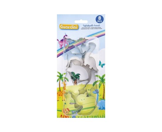 Guardini Cepumu un piparkūku formiņu komplekts 8 gab. dzīvnieki Konditorejas piederumi