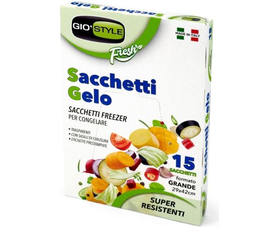 Gio`style Saldēšanas maisiņi 15 gab. 29x42cm / 30µm Citi trauki