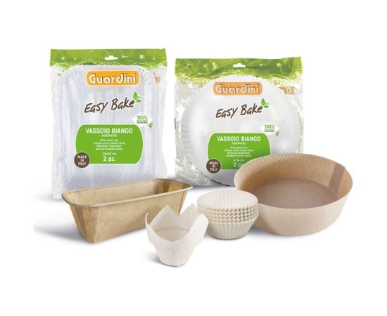 Guardini Бумажные противни белые комплект 2 шт. Easy Bake Bio 31x42 см Кондитерская принадлежность