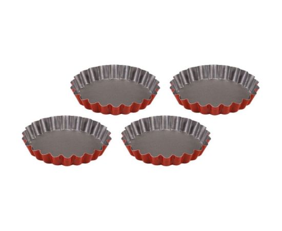 Guardini Набор форм для тарталеток 4 шт. Rossana Ø12x1,9 см Кондитерская принадлежность