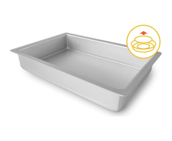 Guardini Форма для выпечки со съемным дном Professional 18x28x5 см Кондитерская принадлежность