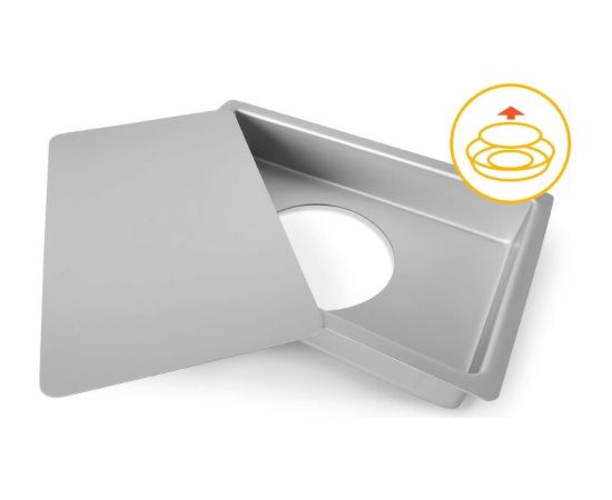 Guardini Форма для выпечки со съемным дном Professional 18x28x5 см Кондитерская принадлежность