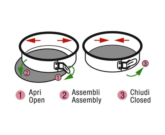 Guardini Kūkas forma Gardenia Ø 20 x 6,3 cm Konditorejas piederumi