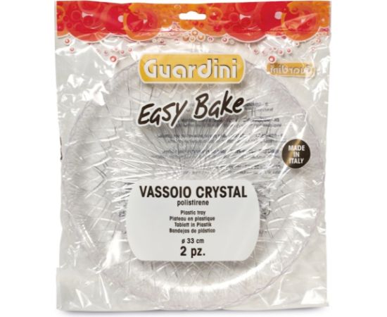 Guardini Пластиковые противни прозрачные комплект из 2 штук Easy Bake Ø33 см Кондитерская принадлежность