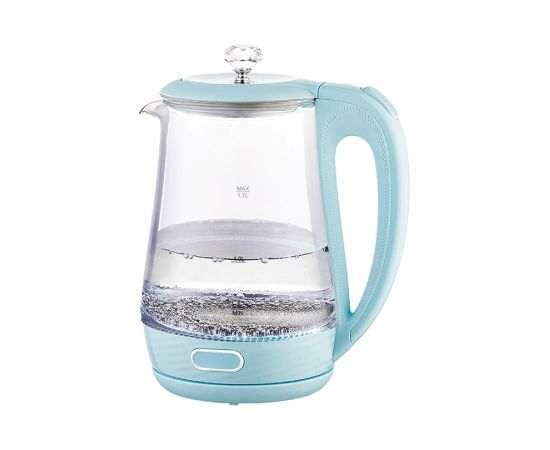 Maestro MR-052-BLUE Electric glass kettle, blue 1.7 L Чайники (электрические)