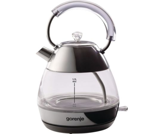 Gorenje K17GPD electric kettle 1.7 L 2200 W Stainless steel Tējkannas (elektriskās)