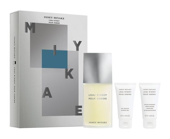 Issey Miyake SET L'Eau d'Issey Pour Homme EDT spray 135ml + SHOWER GEL 50ml + AFTER SHAVE Lotion 50ml Vīriešu Smaržas