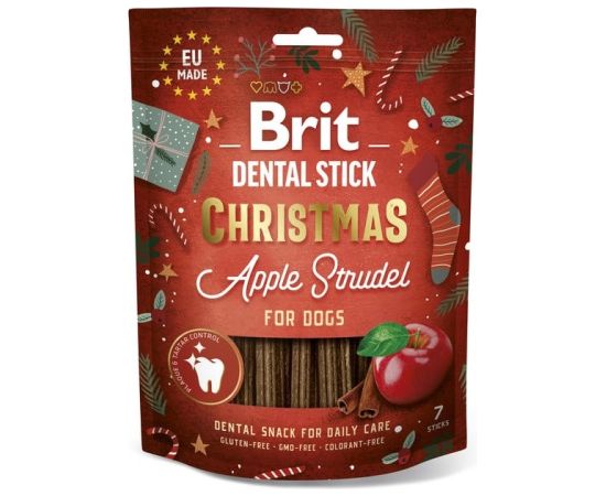 BRIT CHRISTMAS DOG DENTAL SNACK 250g Suņu barība