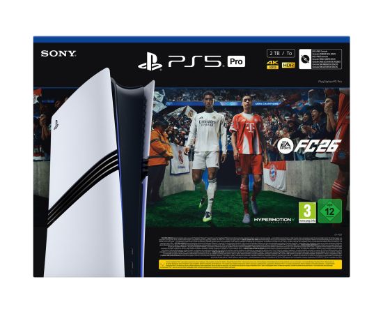 Sony PlayStation 5 Pro + EA Sports FC 26 Bundle 2 TB Wi-Fi Black, White Игровые приставки