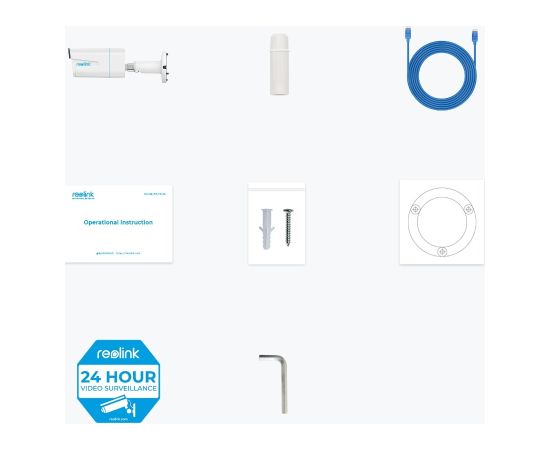 Reolink P430 - 4K Outdoor Camera, PoE, 5X Optical Zoom, Person/Vehicle/Animal Detection, Color Night Vision Video novērošanas kameras