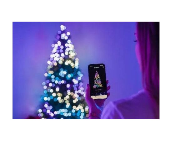 Twinkly Pre-lit Tree -1.50m Choinka, 270 RGB LED, zielony przewód, typ wtyczki C Ziemassvētku lampiņas, LED virtenes
