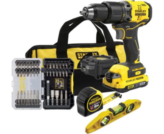 DRILL/DRIVER SET WITH ACCESSORIES SFMCK101D1S STANLEY Новинки Для дома и сада 