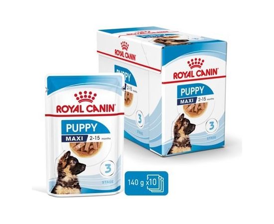 ROYAL CANIN Maxi Puppy SHN - wet dog food - 10x140g Suņu barība