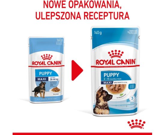 ROYAL CANIN Maxi Puppy SHN - wet dog food - 10x140g Suņu barība