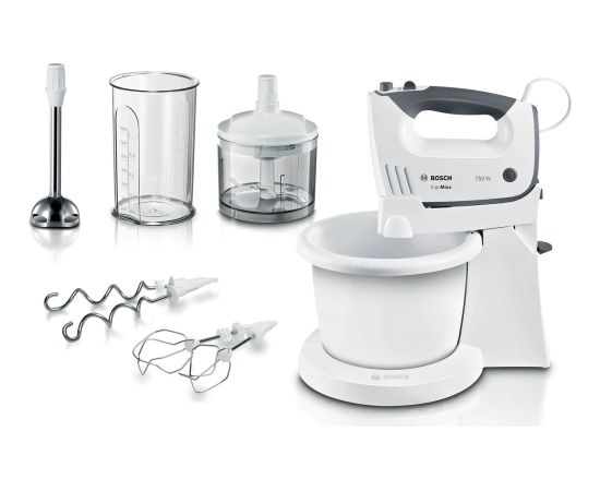Bosch MFQ37490 mixer Hand mixer 750 W Grey, White Jaunumi Sadz. tehnika