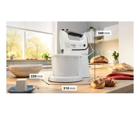 Bosch MFQ37490 mixer Hand mixer 750 W Grey, White Jaunumi Sadz. tehnika