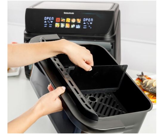 Fat-free deep fryer with long basket and grill Taurus 973004000 Воздушные котлы (AirFryer)