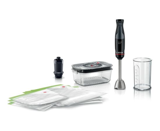 Bosch Serie 4 MSM4B6V2 blender 1.2 L Immersion blender 1000 W Black Rokas blenderi - smalcinātāji