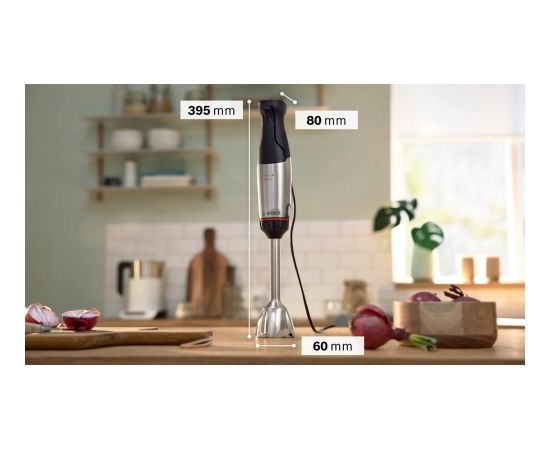 Bosch Serie 6 MSM6M621 blender 0.5 L Immersion blender 1000 W Black, Stainless steel Rokas blenderi - smalcinātāji