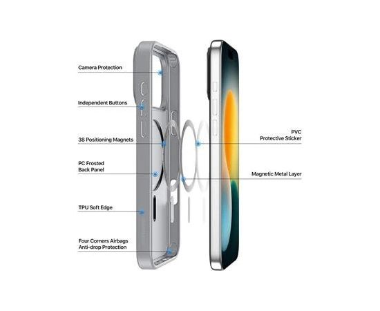 Чехол Dux Ducis Yind Apple iPhone 17 Pro серый Чехлы - альтернативные