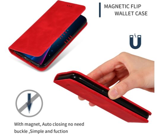 Case Business Style Samsung S901 S22 5G red Neoriģinālie Maciņi