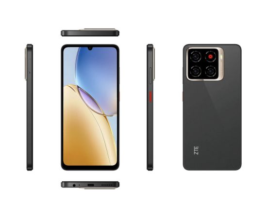 ZTE Blade A56 Viedtālrunis 128GB Melns Mobilie telefoni