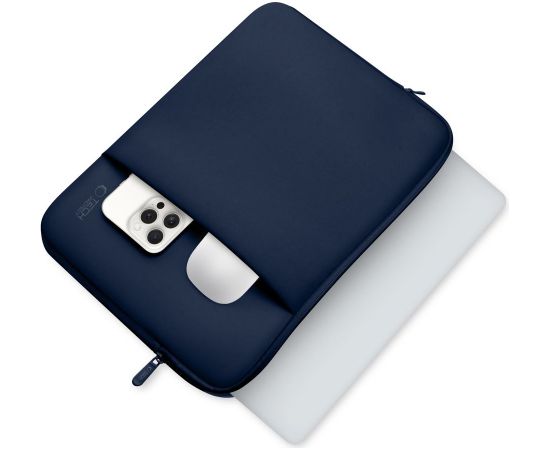 TECH-PROTECT Neoprēns| Portatīvo datoru maciņš 14 | zils Somas portatīvajiem datoriem