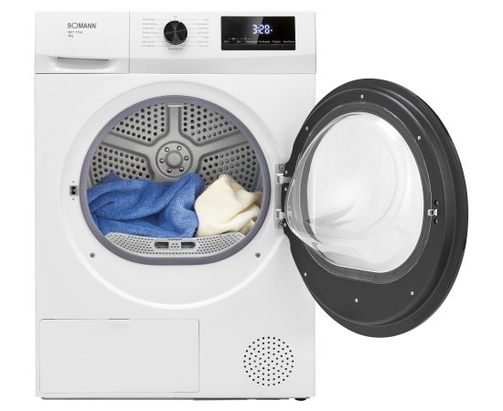 Heat pump tumble dryer Bomann, white Крупная бытовая техника