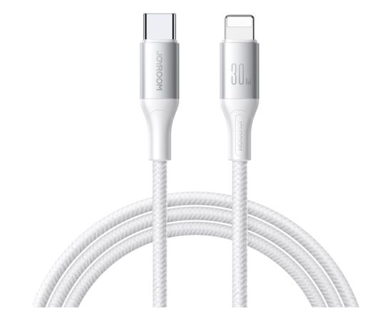 USB cable Joyroom S-A28 USB-C to Lightning 30W 1.0m white Data USB kabeļi