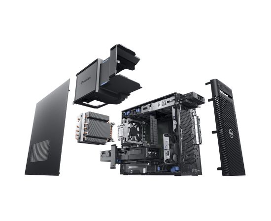 PC DELL Precision 3680 Tower Tower CPU Core i9 i9-14900K 3200 MHz RAM 32GB DDR5 4400 MHz SSD 1TB Graphics card Intel Integrated Graphics Integrated ENG Windows 11 Pro Included Accessories Dell Optical Mouse-MS116 - Black;Dell Multimedia Wired Keyboard - K Персональные компьютеры