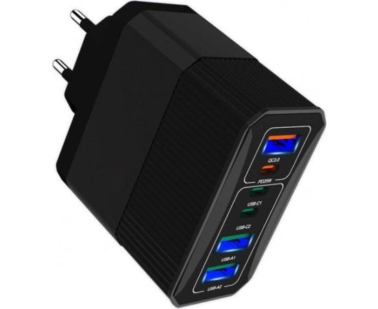 Msonic MY6646K 3xUSB + 3xType C Lādētājs PD/QC3.0 Telefonu lādētāji 220v