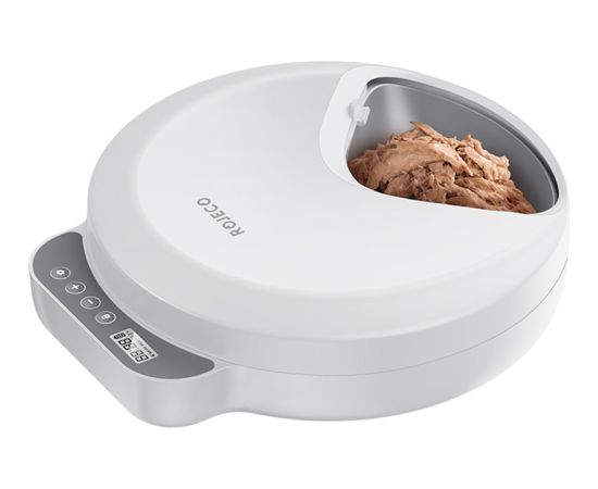 Rojeco F26 4 Meals Cat Feeder Button Version with 2 Ice Packs (white) Viedās iekārtas un piederumi