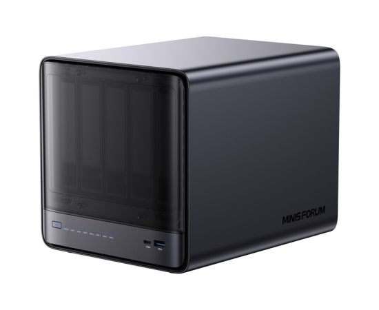 MINI-PC Minis Forum NAS N5 AMD Ryzen 7 H255, 16GB+128GB OS storage Personālie datori