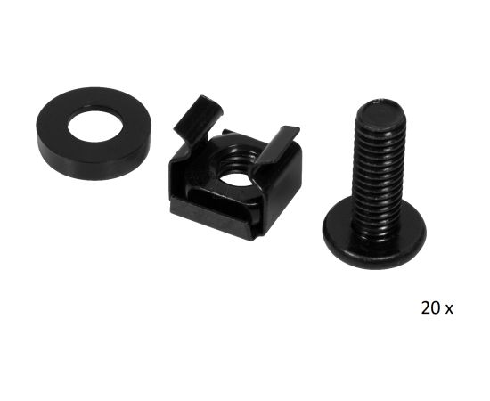 M6 SKRŪVES 19" Skapim 20gab. MELNAS Серверы и компоненты серверов