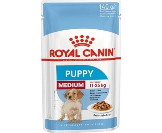 Royal Canin Royal Canin Medium Puppy karma mokra dla szczeniąt, od 2 do 12 miesiąca, ras średnich 140g Suņu barība