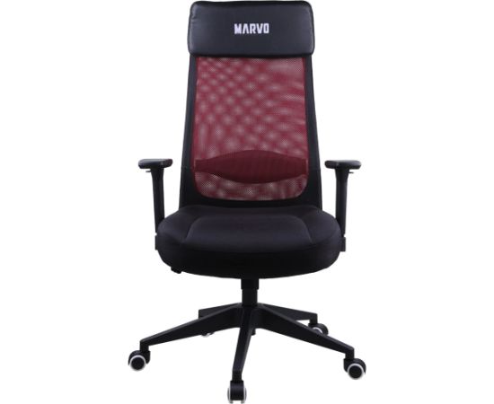 Marvo Krzes�o biurowe MAXIMUS, czarna, oddychaj�ce plecy Новости, мебель, дом