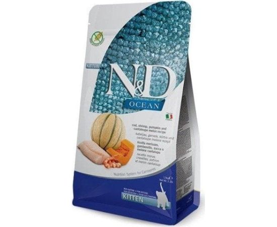 Farmina N&D Ocean - karma dla kociąt dorsz 1,5 kg Сухой корм для кошек