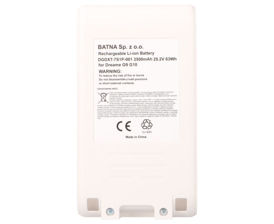 Dreame G9 G10 Akumulators putekļsūcējam 25.2V / 2500mAh Putekļu sūcēju filtri