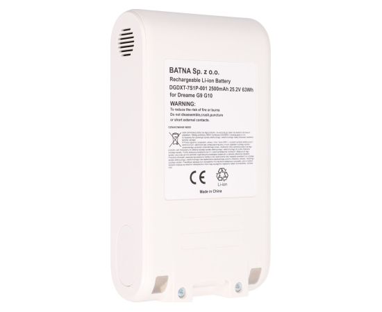 Dreame G9 G10 Akumulators putekļsūcējam 25.2V / 2500mAh Putekļu sūcēju filtri