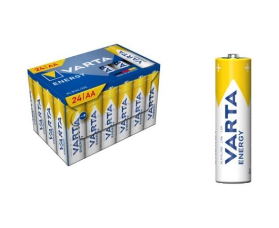 (Ir veikalā) 1x24 Varta Energy Micro AA Promotion Box 24gb Батарейки, аккумуляторы