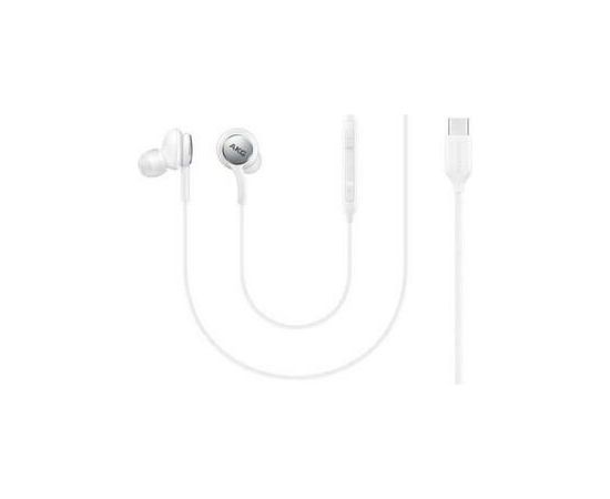 Samsung   EO-IC100BWE AKG Handfree - In-Ear Headset  Mic/Remote with Type-C plug White (OEM) Austiņas