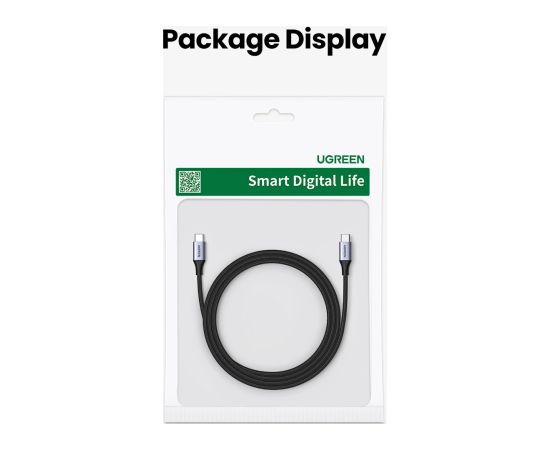 Ugreen US535 USB-C | USB-C PD kabelis 240W 5A 1m - pelēks Data USB kabeļi