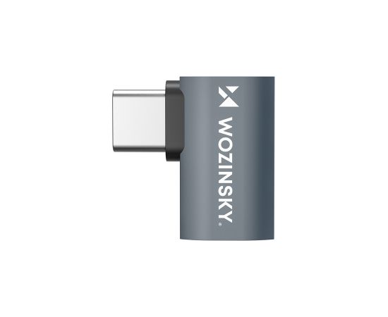 Wozinsky WPKB-01 USB-C - USB-C 40Gb|s 240W 8K OTG Side Angled Adapter - Серый Новинки Компьютерная техника