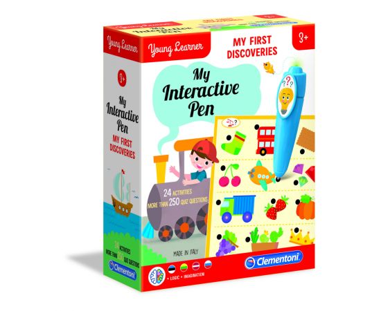 CLEMENTONI Games Interaktīvā pildspalva - pamata, 50319 Interaktīvās rotaļlietas