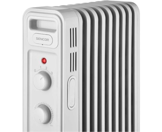 Oil filled radiator Sencor, white Gaisa sildītāji