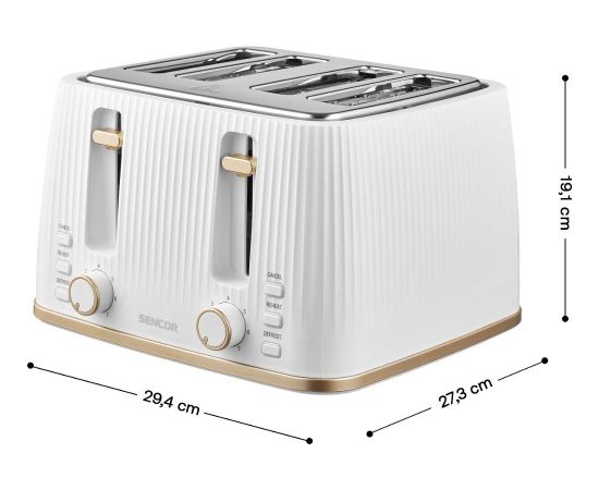 Toaster Sencor, white Tosteri