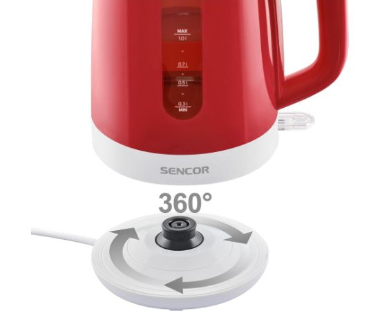 Water kettle Sencor, red Tējkannas (elektriskās)
