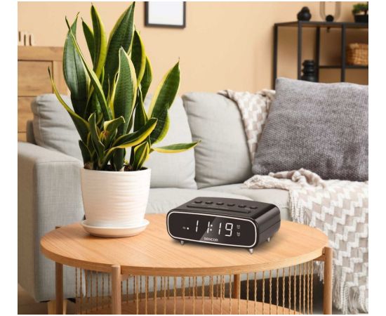 Radio alarm clock Sencor, black Radio, Radio pulksteņi