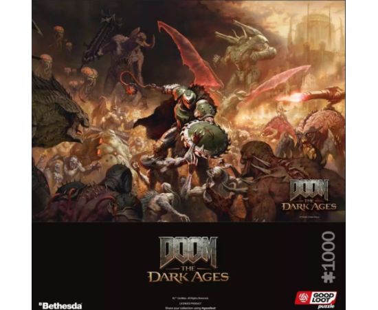 Cenega Publishing Puzzle Good Loot Gaming - Doom: The Dark Ages - Slayer's Rage 1000 pc(s) Puzles